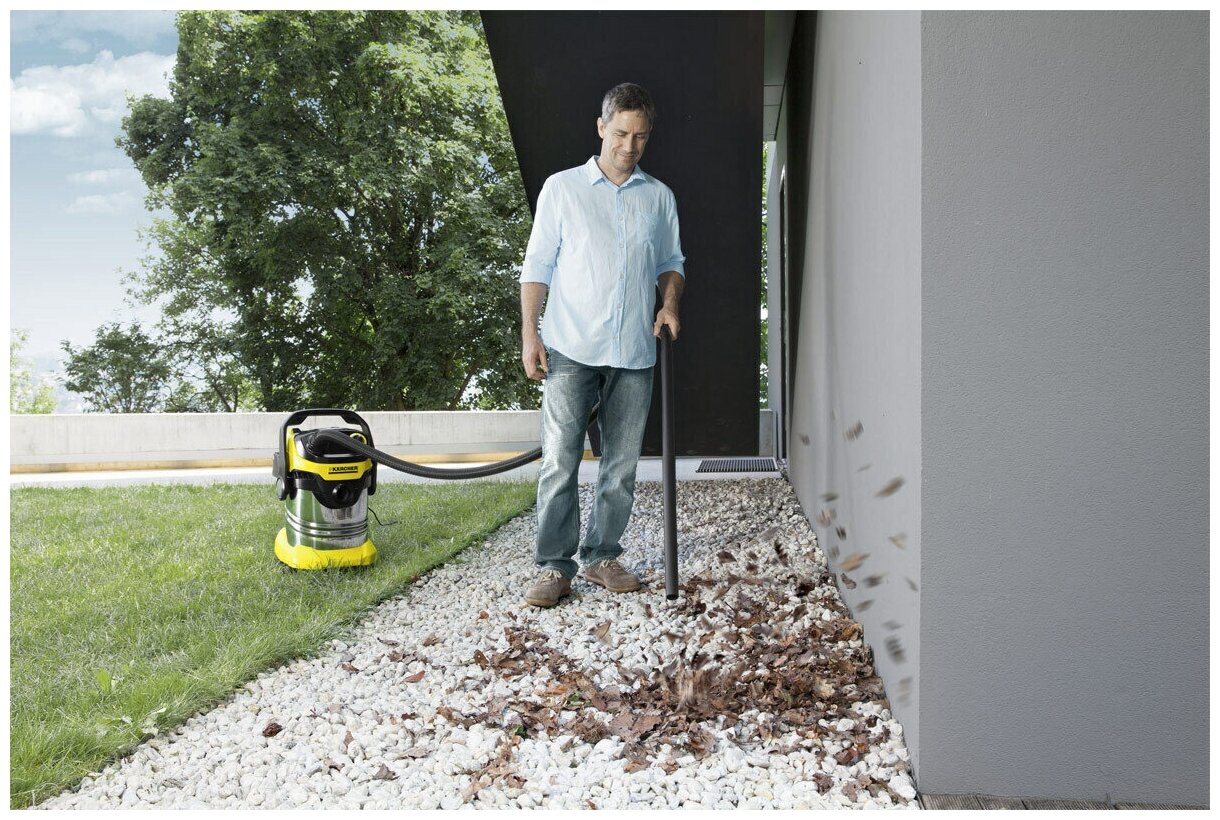 Строительный пылесос Karcher WD 5 S V-25/5/22 желтый (1.628-350.0) - фото №6