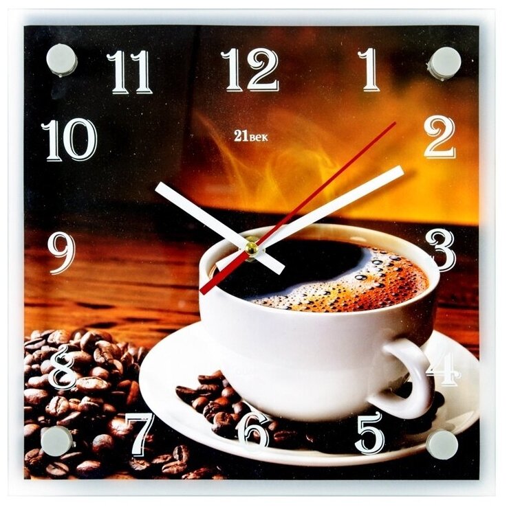 Часы настенные Рубин "Черный кофе" (2525-919)
