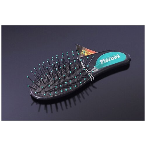 Расческа для волос массажная с пластиковыми зубчиками 8580, 63153