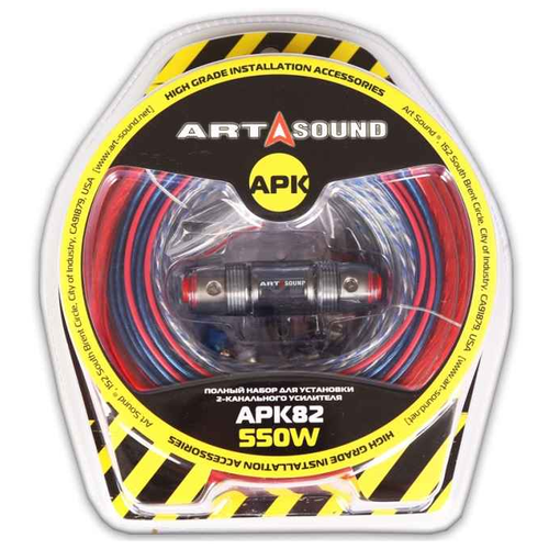 Комплект для подключения 2-х канального усилителя ART SOUND APK82