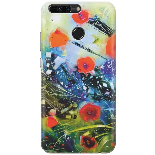 фото Re:pa накладка transparent для sony xperia l1 с принтом "яркие цветы"