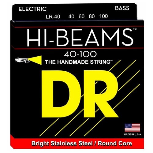 hi beam струны для бас гитар dr lr 40 40 100 DR LR-40 HI-BEAM Bass 40-100 струны для бас-гитары