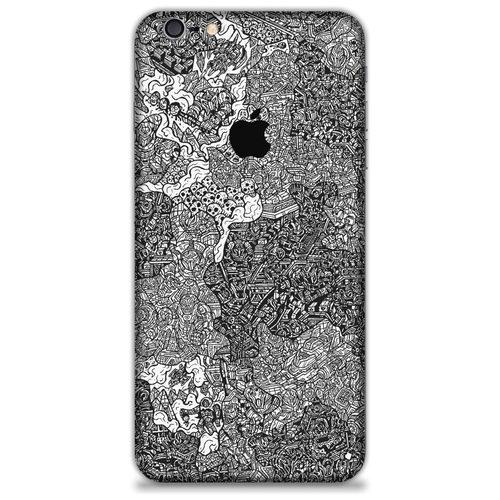 фото Чехол-наклейка виниловый skinz для iphone 6s charred robot