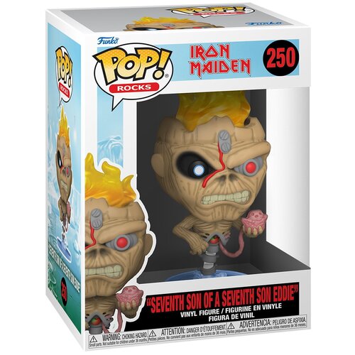 Фигурка Funko POP! Rocks Iron Maiden Seventh Son of Seventh Son Eddie (250) 57609 фигурка funko pop rocks iron maiden live after death eddie 57608