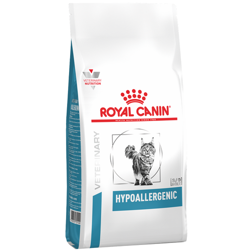 Сухой корм для кошек Royal Canin Hypoallergenic применяемый при пищевой аллергии или пищевой непереносимости (фелин) 0,5 кг