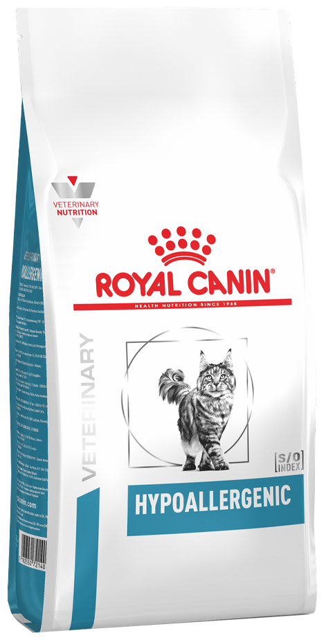 Корм Royal Canin Hypoallergenic для кошек при пищевой аллергии/непереносимости, 500 г - фотография № 1