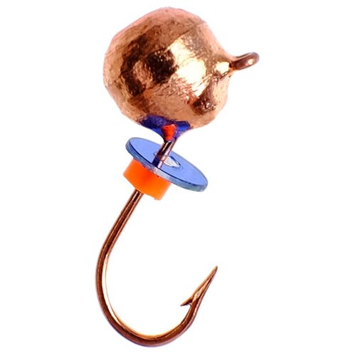 Мормышка вольфрам Дробь вес 06 г d4 мм гальваника медь 8503 1102₽