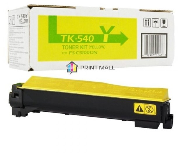 TK-540Y (Yellow) тонер-картридж для Kyocera FS-C5100DN (4 000 стр.)