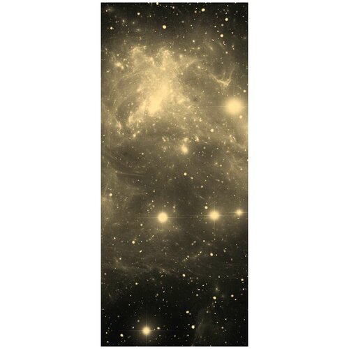 Самоклеящиеся фотообои Дальние галактики, размер: 90x210 см, эффект: сепия, отраженный