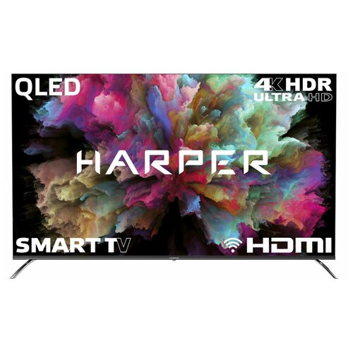 Телевизор 65 Harper 65Q850TS 4K UHD 3840x2160 Smart TV черный 5499000₽