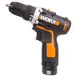 Шуруповерт аккумуляторный WORX WX128.3 12В - 2,0Ач х2, ЗУ 1,5А, кейс - изображение