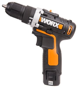 Фото Шуруповерт аккумуляторный WORX WX128.3 12В - 2,0Ач х2, ЗУ 1,5А, кейс