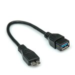 Адаптер USB microB3.0-Af3.0 с поддержкой OTG CU0901 - 0.1 метра - изображение