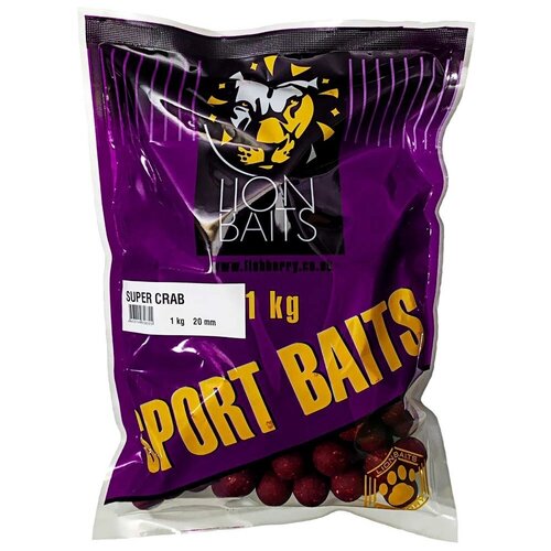 Прикормка LION BAITS серии SPORT BAITS тонущие, 1000 г, , аромат монстр краб