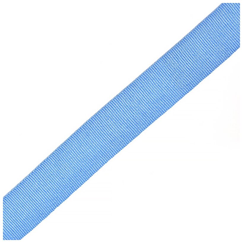 Тесьма TBY в рубчик (шляпная) арт. TGS20264S шир.20мм цв. голубой уп.50м