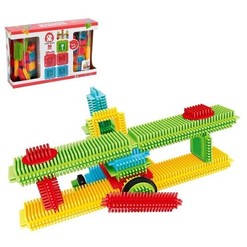 Конструктор игольчатый BRISTLES, 90 деталей, 5 световых элементов