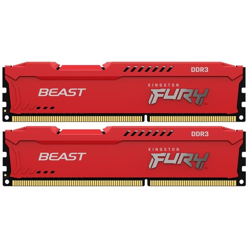 Оперативная память 16Gb Kingston Beast Red DDR-III 1866MHz (KF318C10BRK2/16) (2x8Gb KIT)