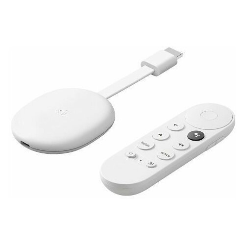 Медиаплеер Google Chromecast 4K с беспроводным медиаплеером Google TV 4-го поколения 1562800₽