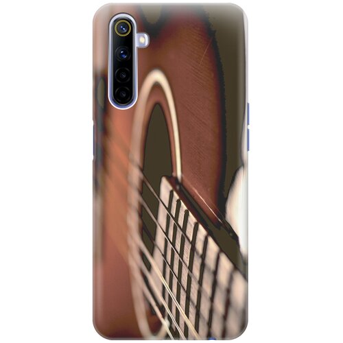 фото Силиконовый чехол на realme 6 / рилми 6 с принтом "гитара gosso