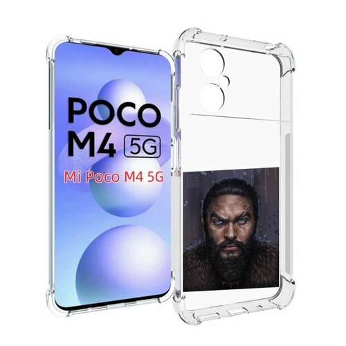 Чехол MyPads портрет-императора для Xiaomi Poco M4 5G задняя-панель-накладка-бампер