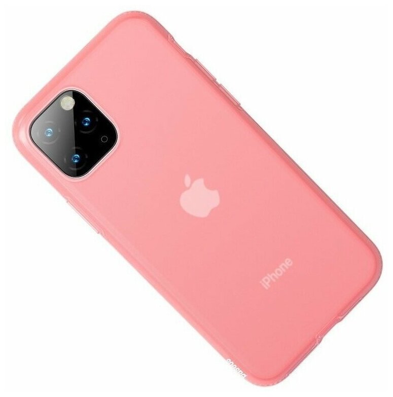 Чехол для iPhone 11 Pro Baseus Jelly Liquid Silica Gel - Красный (WIAPIPH58S-GD09)