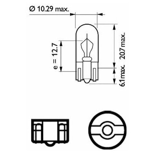 фото Лампа накаливания philips 12256cp