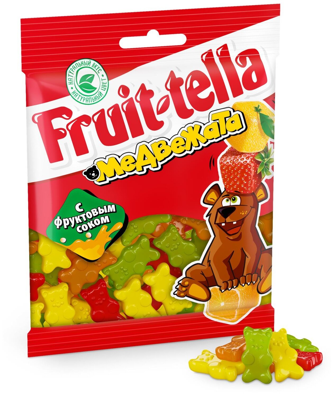 Мармелад жевательный Fruittella 70г медвежата