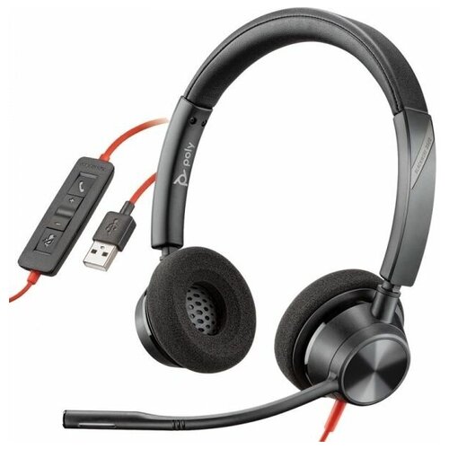 фото Гарнитура plantronics blackwire 3320 usb- a no brand