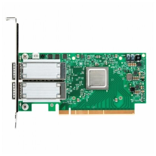 Сетевой адаптер Mellanox MCX556A-EDAT ConnectX-5 Ex VPI Adapter Card EDR IB and 100GbE Dual-Port QSFP28 PCIe4.0 x16 Tall Bracket connectx® 5 vpi adapter card edr ib 100gb s and 100gbe single port qsfp28 pcie3 0 x16 tall bracket rohs r6