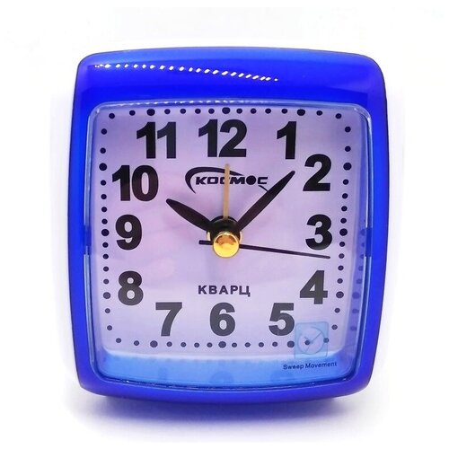 Будильник 791 Космос кварц/бесшумн синий 1R6