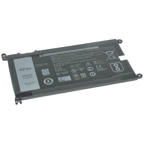 Аккумуляторная батарея WDX0R для ноутбука Dell 15-5538 11.4V 3500mAh аккумулятор батарея для ноутбука dell vostro 5581 wdx0r 11 4v 3500 mah