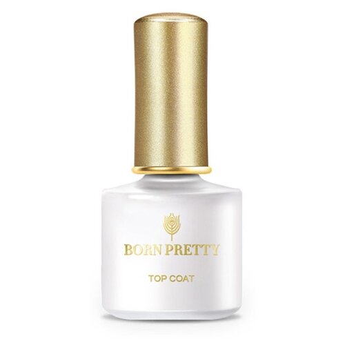 Born Pretty верхнее покрытие Top Coat 30s Fast Dry, прозрачный, 6 мл born pretty топовое покрытие super top coat 55708 01 10 мл