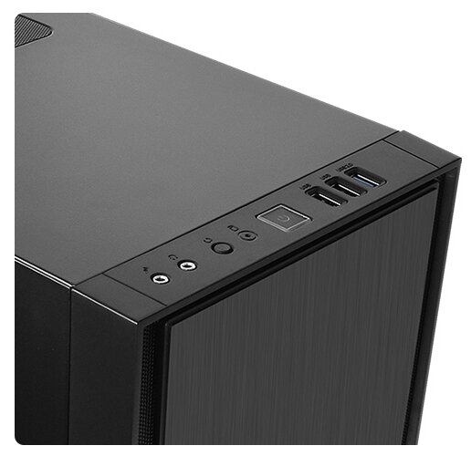 Корпус Thermaltake Versa H17 черный без БП mATX 2xUSB2.0 1xUSB3.0 audio bott PSU