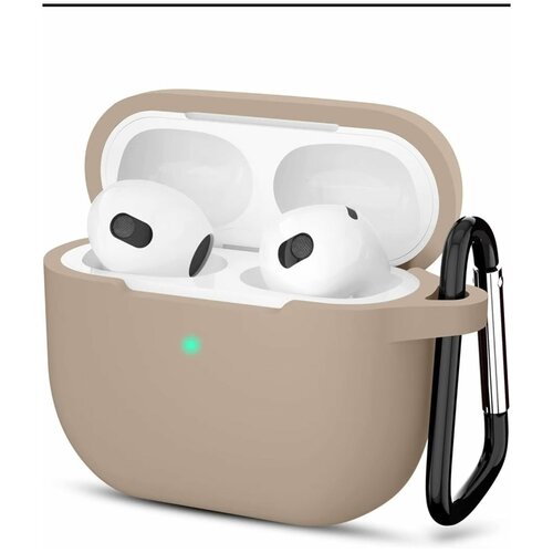 Чехол для наушников AirPods 3 с карабином (2021)/AirPods 3/айрподс 3 /Чехол для наушников/Силиконовый чехол для AirPods