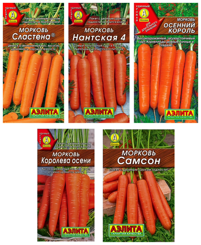 Набор семян моркови N2 / Семена морковь
