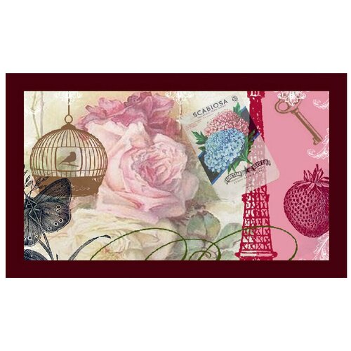 Коврик придверный 45x75 см толщ. 7мм B'Home 50% полиэстер 50% ПВХ, 030