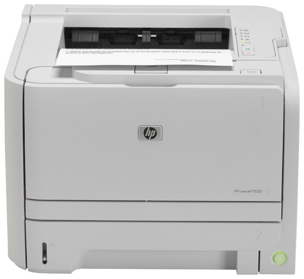 Принтер лазерный HP LaserJet P2035, ч/б, A4