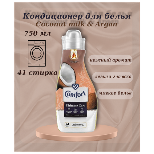 Кондиционер концентрат для белья Comfort, 750мл