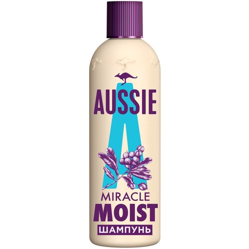 Шампунь Aussie Miracle Moist Для сухих и поврежденных волос 300 мл