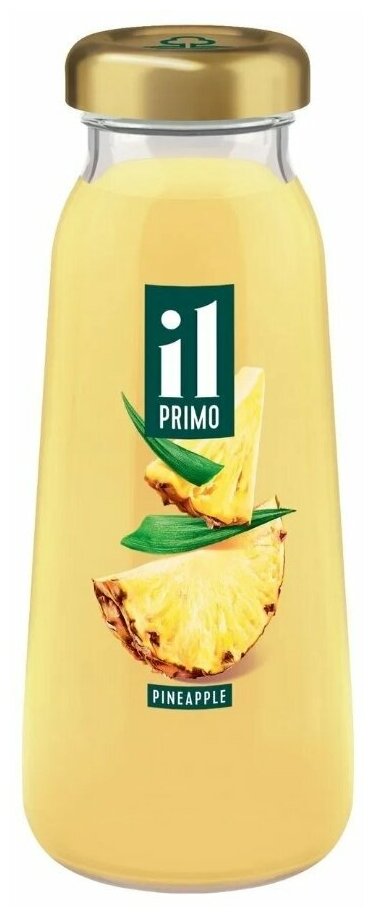Сок ананасовый Il Primo (Ил Примо) восстановленный, 8 шт по 200 мл/ Без сахара - фотография № 2