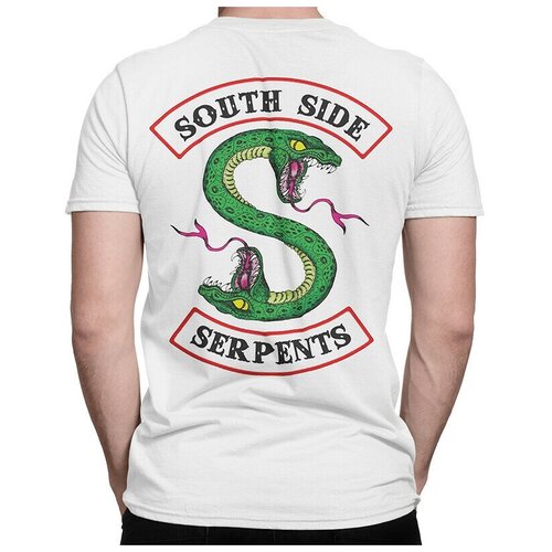 Футболка Dream Shirts Ривердэйл - South Side Serpents Мужская белая XS белого цвета