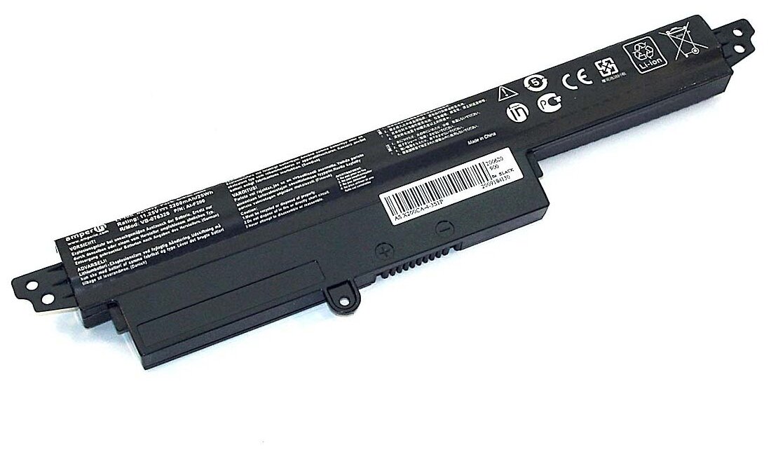 Аккумуляторная батарея Amperin для ноутбука Asus VivoBook F200CA (A3INI302) 11.25V 2200mAh AI-F200