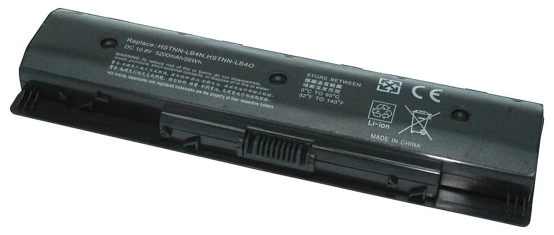 Аккумулятор OEM (совместимый с PI06, HSTNN-DB4N) для ноутбука HP Pavilion 15-e 10.8V 4400mah черный