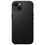 Чехол Nomad Modern Leather Case для iPhone 13 чёрный (Black) - изображение