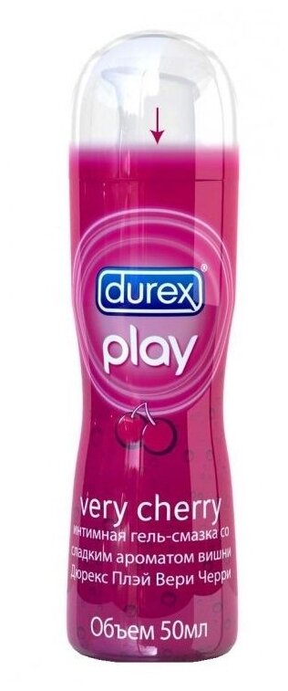 Гель-смазка Durex Play Very Cherry со сладким ароматом вишни