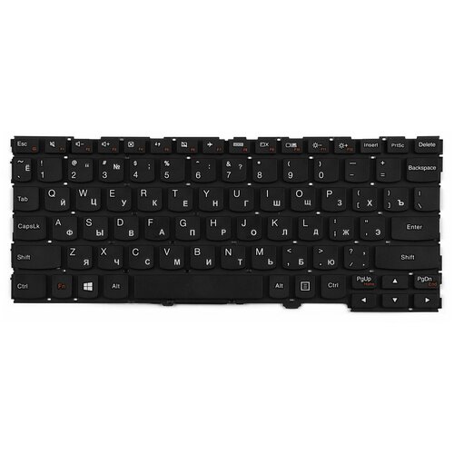 Клавиатура для ноутбука Lenovo IdeaPad 300-11IBR 300-11IBY 700-11ISK Series Плоский Enter Чёрная без рамки PN SN20L34464 1199₽