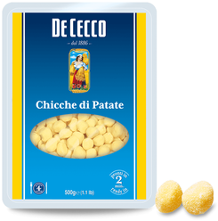 Картофельные клецки сухие De Cecco CHICCHE DI PATATE (кикке ДИ патате), 500 г.