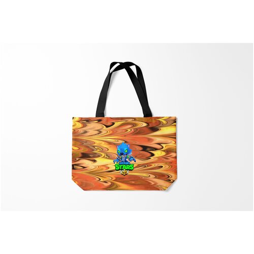 фото Сумка-шоппер / 46х35 см / геймерам / brawl stars burnettie