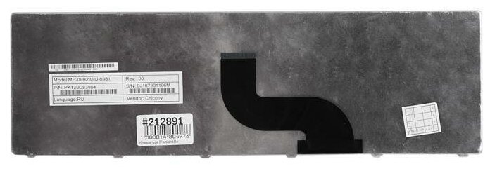 Клавиатура для ноутбука Packard Bell EG70 LE11 LE69 LM81 LM85 LM86 LM87 LM98 TK11 TM85 pn KBI170G189