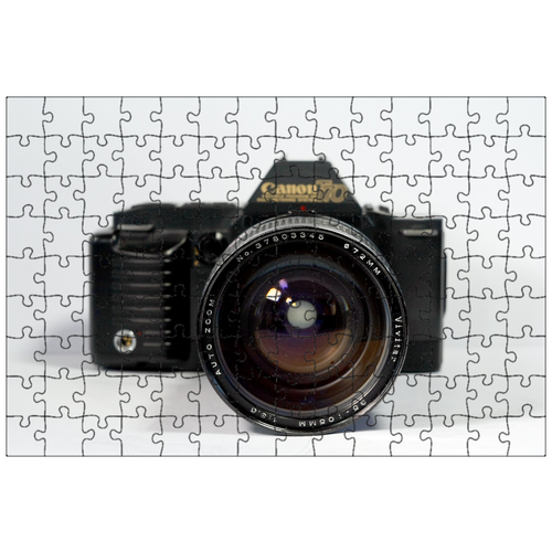фото Магнитный пазл 27x18см."линза, диафрагма, фотография" на холодильник lotsprints